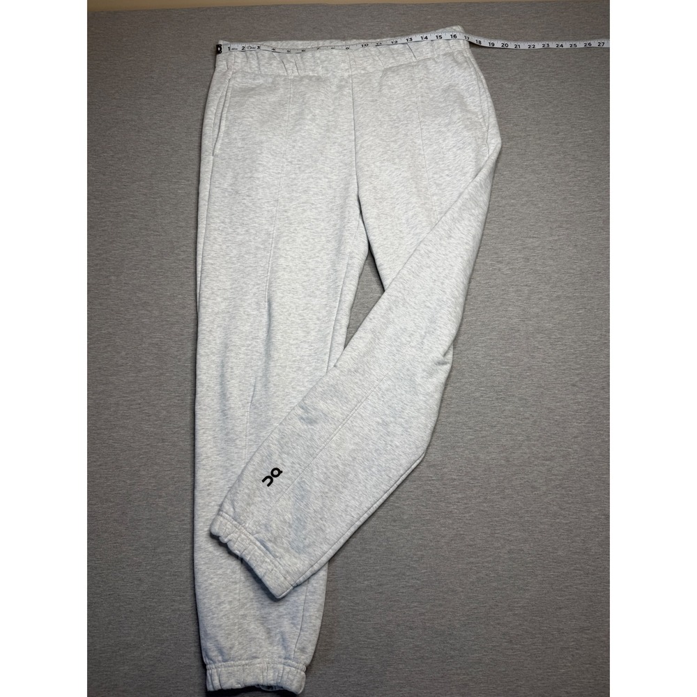 On‎ Running Women Club Pant Grey Melange Joggers Sweatpants Medium 1WE1005 - Picture 2 of 12
